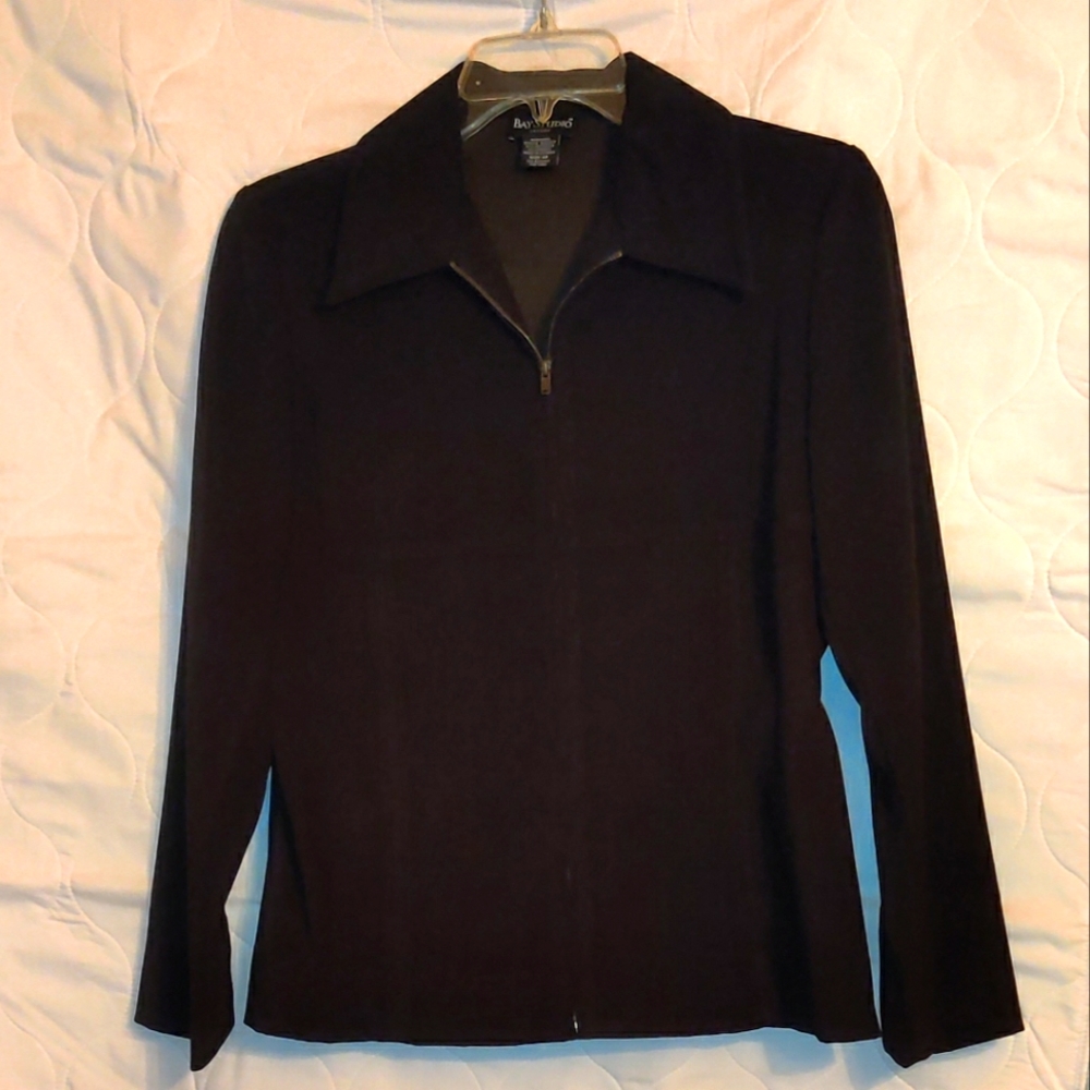 Black zip up jacket